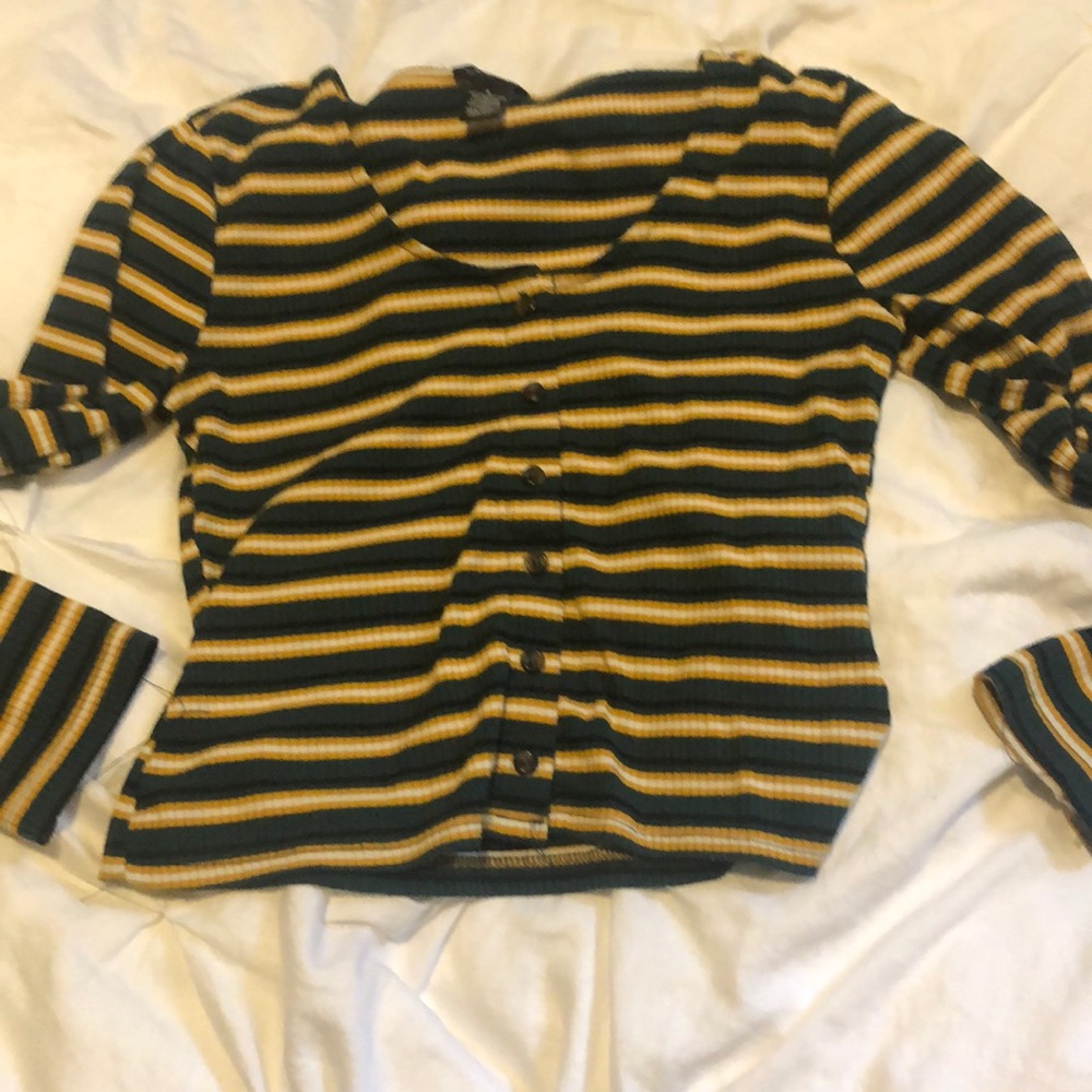 Striped Button Up